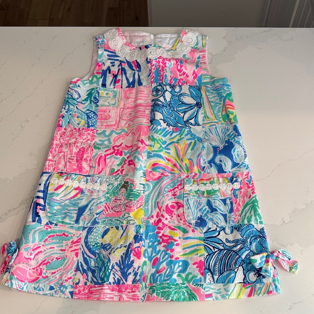 Lilly Pulitzer Pink and Gold Tag